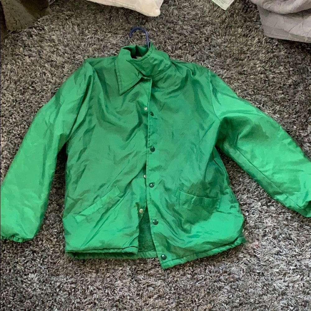 vintage green sports jacket